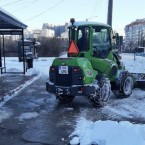 В Кишиневе продолжается уборка снега