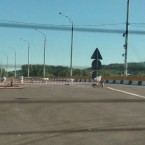 Цепью перекрыли пешеходную часть моста через Днестр в районе Рыбницы