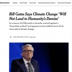 Билл Гейтс передумал и заявил, что изменение климата всё-таки не уничтожит человечество