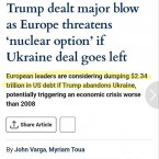 Европа угрожает Трампу «ядерной опцией»? 