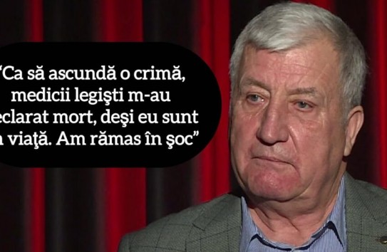 {Живой труп. Пациент утверждает, что его объявили мертвым, чтобы скрыть халатность} Молдавские Ведомости