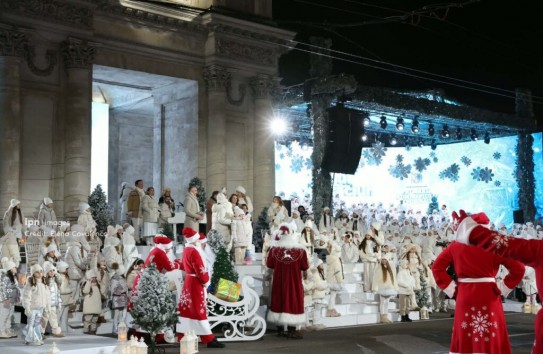 {Программа празднования Нового года на площади Великого национального собрания} Молдавские Ведомости