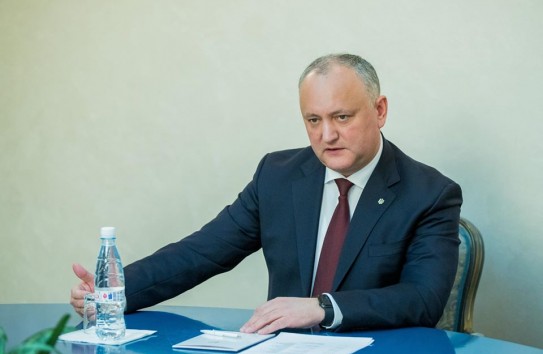 {Додон: Санду хочет, чтобы история молдавского государства закончилась на ней} Молдавские Ведомости