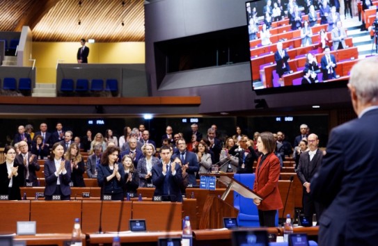 {Майя Санду в ПАСЕ снова пожаловалась на "вмешательство России в выборы"} Молдавские Ведомости