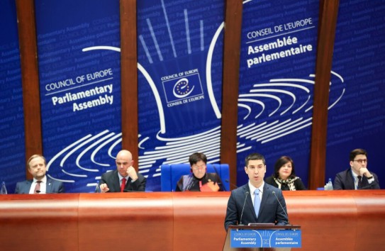 {Михай Попшой в ПАСЕ: Молдова активно защищает европейскую демократию} Молдавские Ведомости