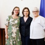 Майя Санду встретилась с женщинами, призывавшими убивать русских