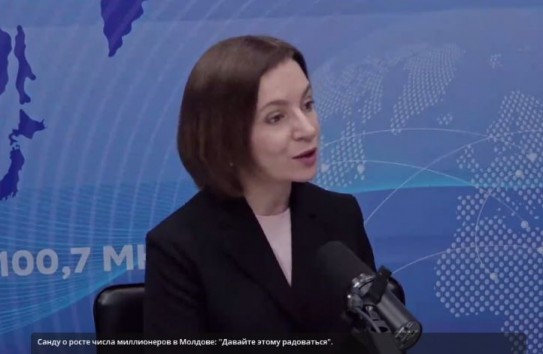 {Санду о росте числа миллионеров в Молдове: «Давайте этому радоваться»} Молдавские Ведомости