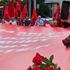 В Кишинёве прошло шествие, посвящённое 82-й годовщине освобождения от фашизма