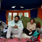 Супруги с румынским паспортами живут в палатке в элитном районе Лондона 